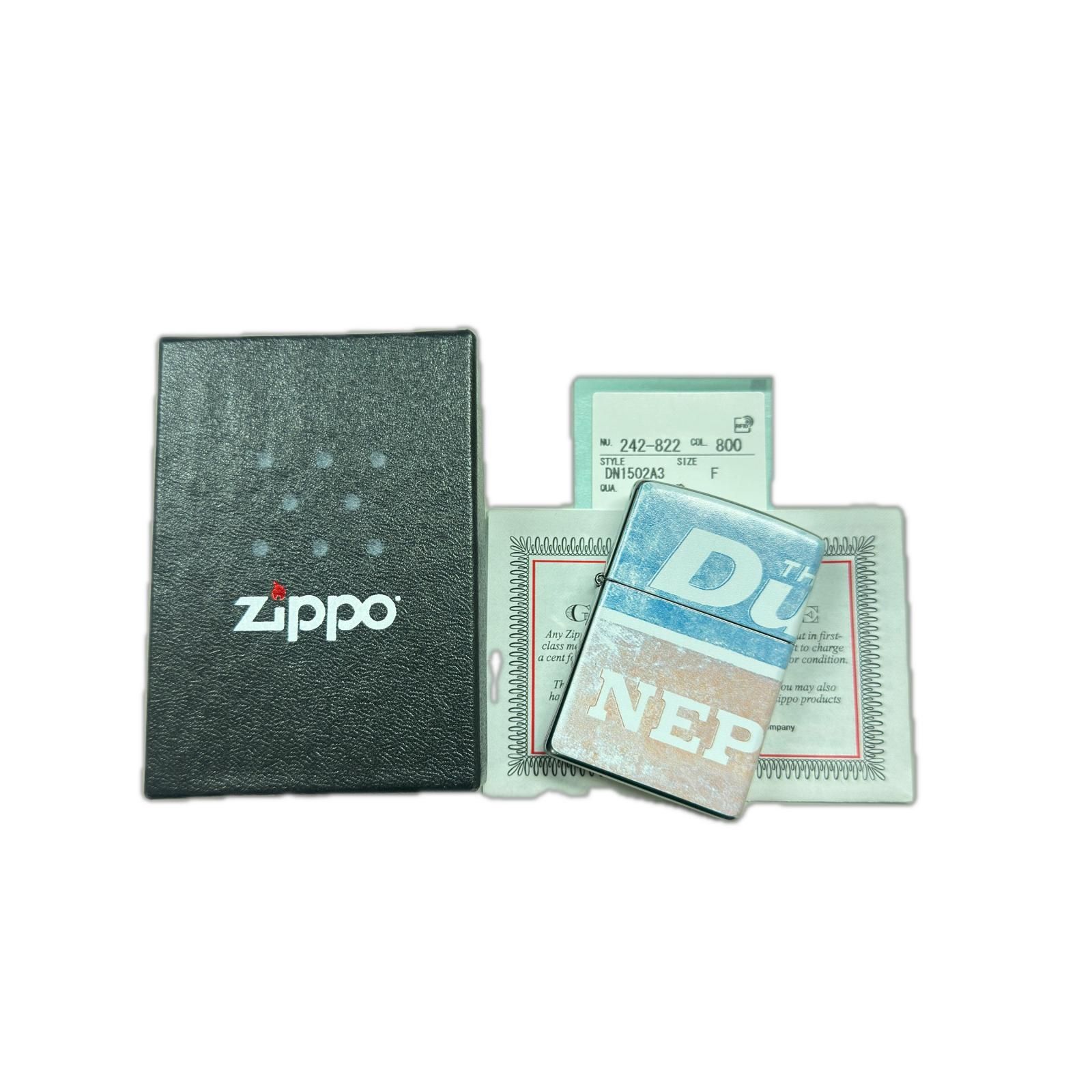 参考上代22000円 未使用 The DUFFER N NEPHEWS ZIPPOライター オイルライター ザダファーアンドネフューズ DN1502A3 マルチカラー F （21068M）