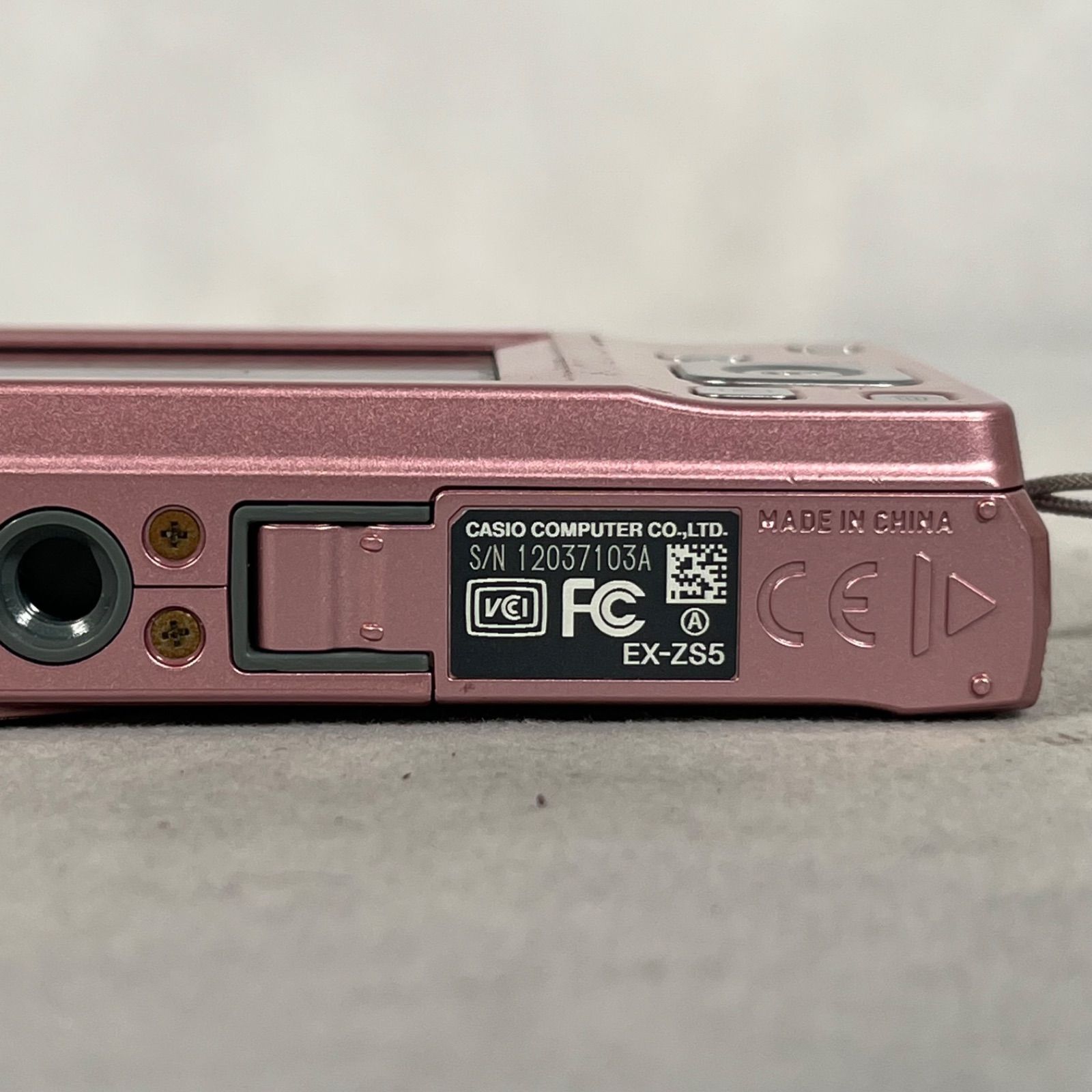 カメラ 【管2607-369】CASIO カシオ EXILIM EX-ZS5 ピンク コンパクト