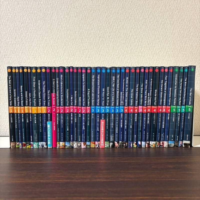 【全50冊セット】ラダーシリーズ　英語多読 ラダーシリーズ 40冊セット 英語多読 Level 1.2.3.4.5 - メルカリ