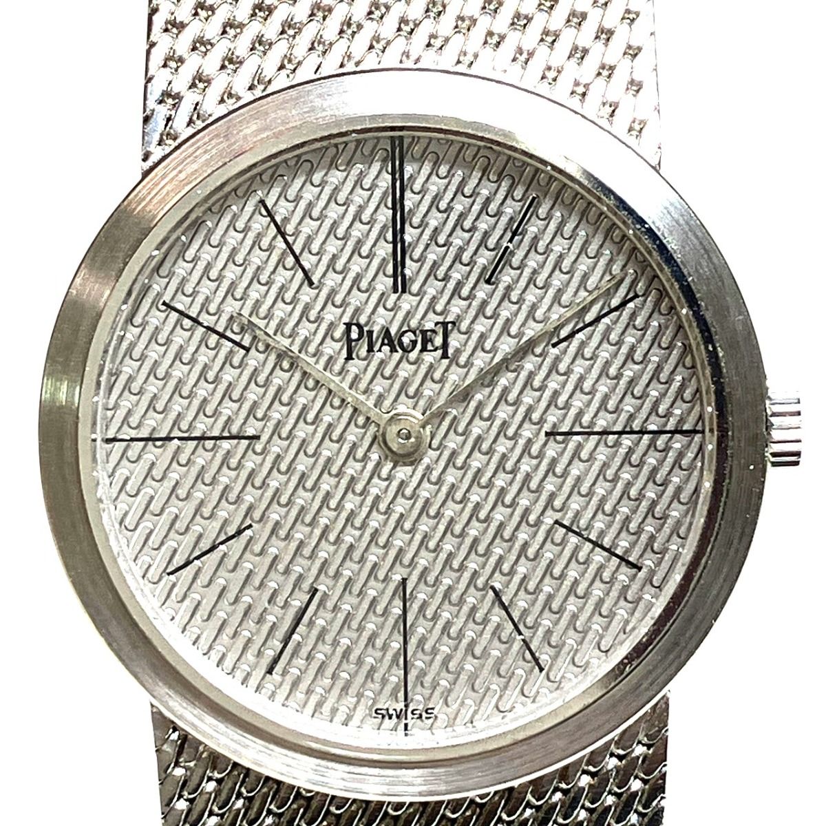 Piaget PIAGET Tradition Watch, Total Weight Approx. 51.9 g, K18, K18, Handwound, Silver Dial, 928349, B11, Women