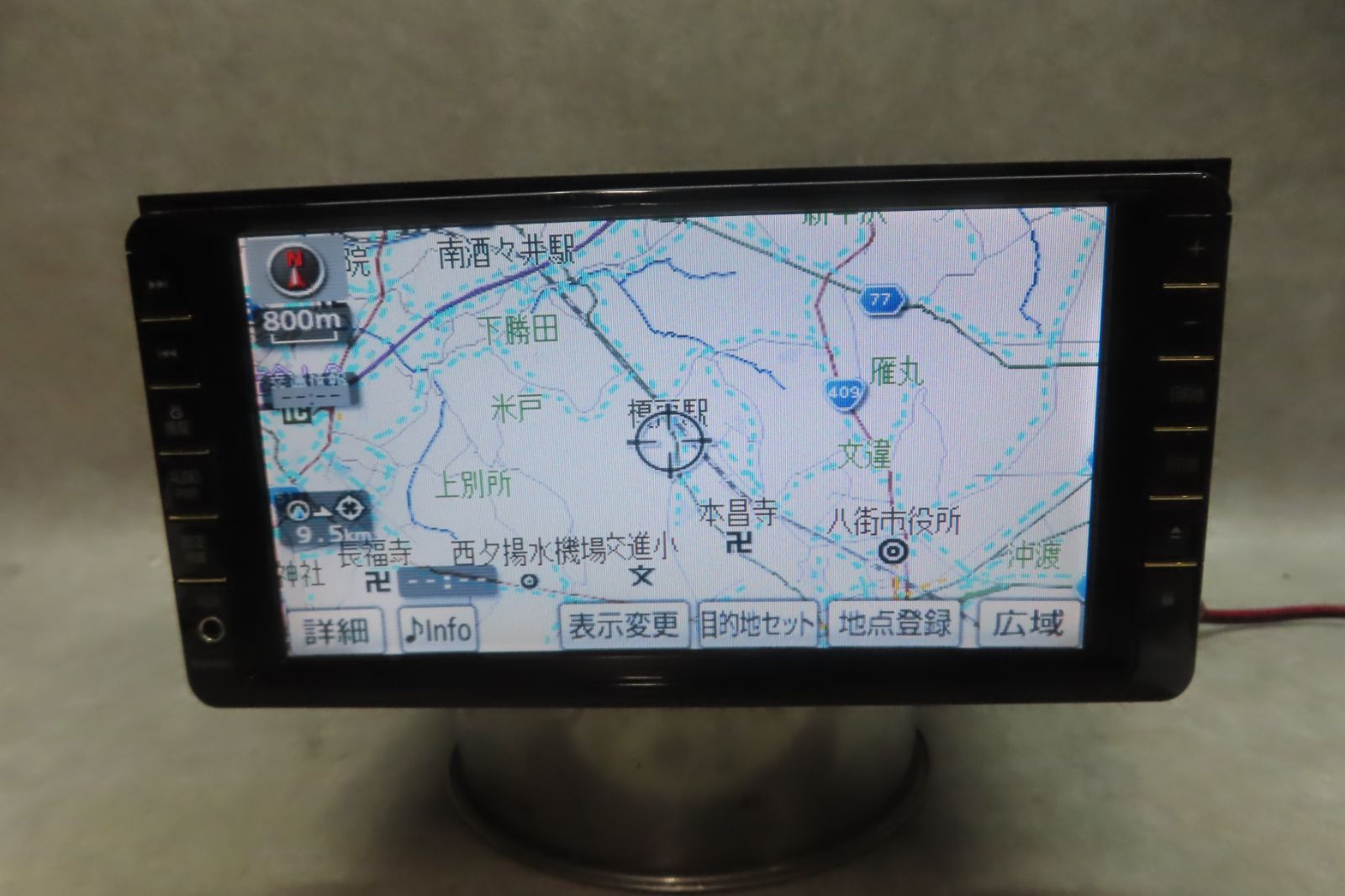 地図2020年★タッチパネル正常★動作保証付★F7301/トヨタ純正　NHZN-W59G　HDDナビ フルセグ Bluetooth　CD DVD　本体のみ　B-CASカード付
