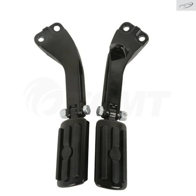 Motorcycle Rear Passenger Foot Pegs Mount Support Bracket Harley Dyna Street Fat Bob 2006-2017