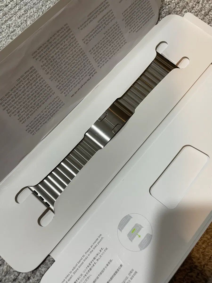 Apple Watch リンクブレスレット 42mm シルバー SS級