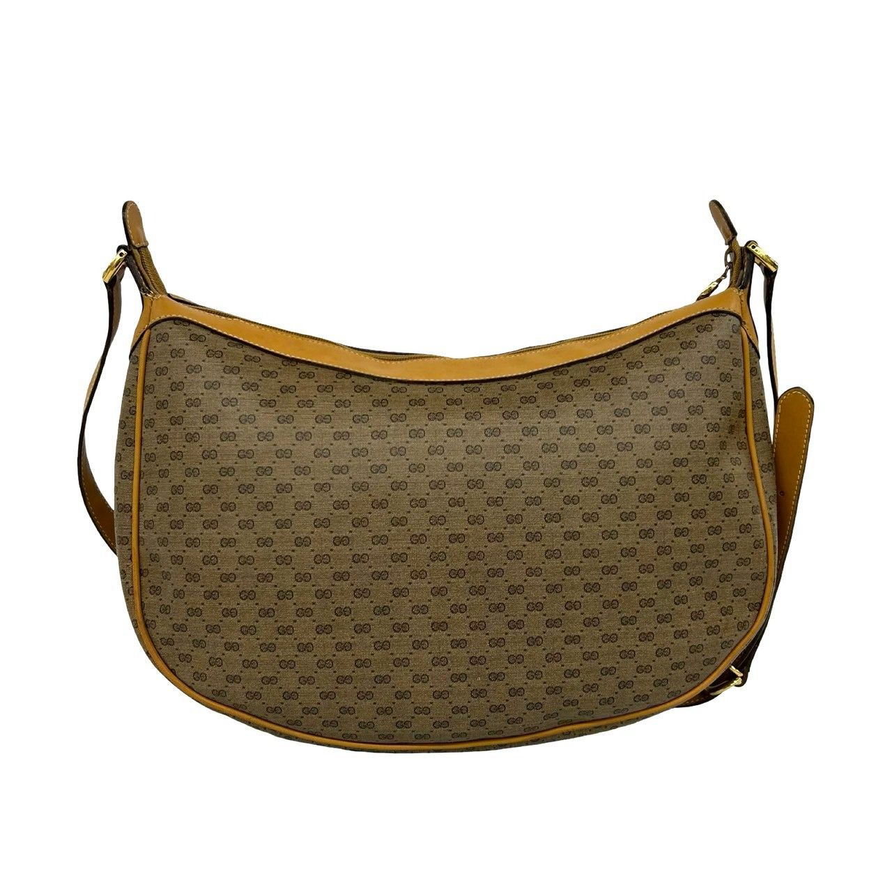 GUCCI グッチ オールドグッチ ヴィンテージ マイクロGG ロゴ レザー 本 