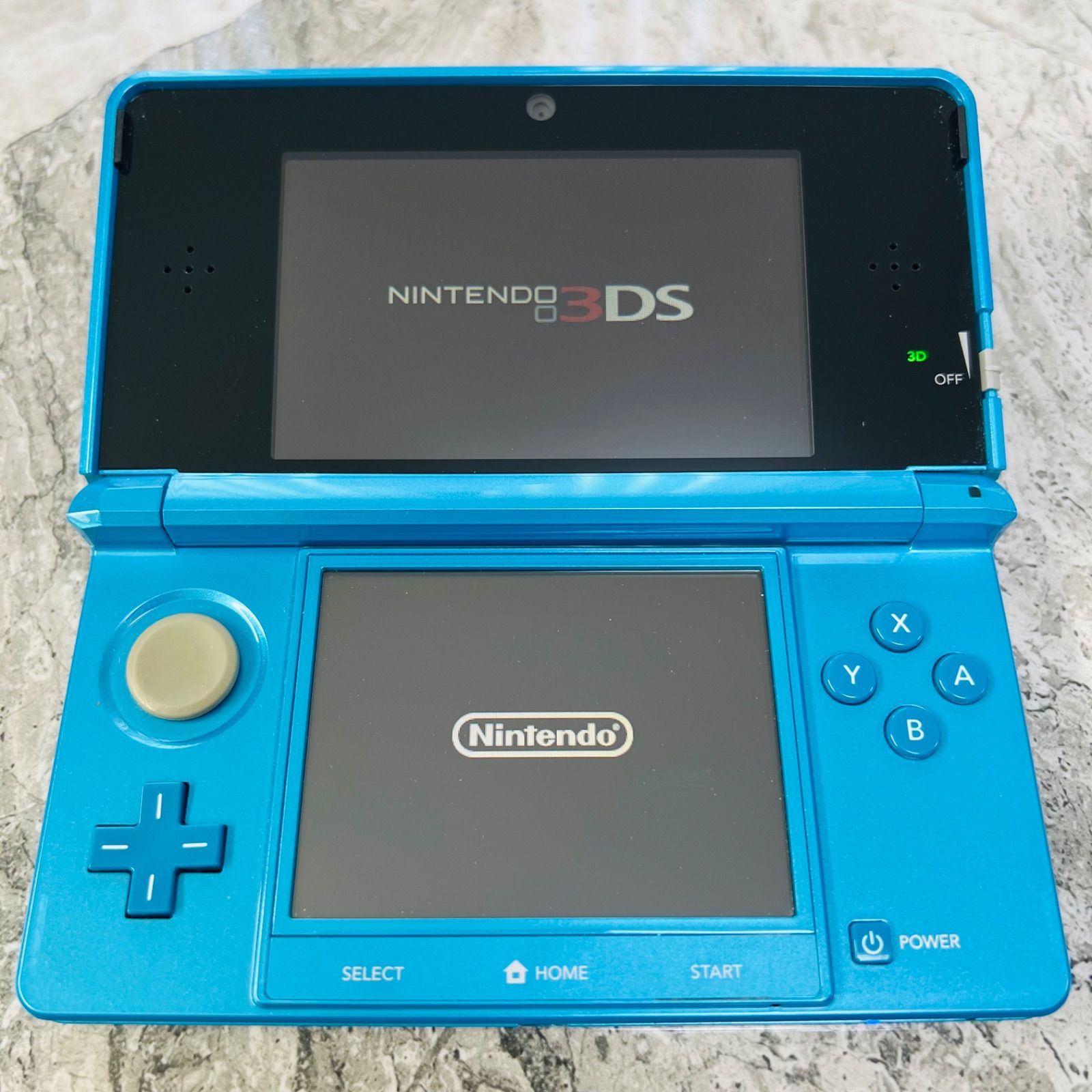 【完動品】NINTENDO 3DS ライトブルー