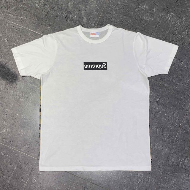 Supreme 13ss x COMME des GARCONS SHIRT Box Logo Tee Size-L シュプリーム コムデギャルソンシャツ ボックスロゴ 半袖Tシャツ 南堀江店