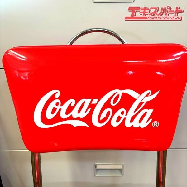 コカコーラ Coca-Cola バースツール 赤 コカコーラ アメリカン スツール V-Back Bar-Stool コカコーラ