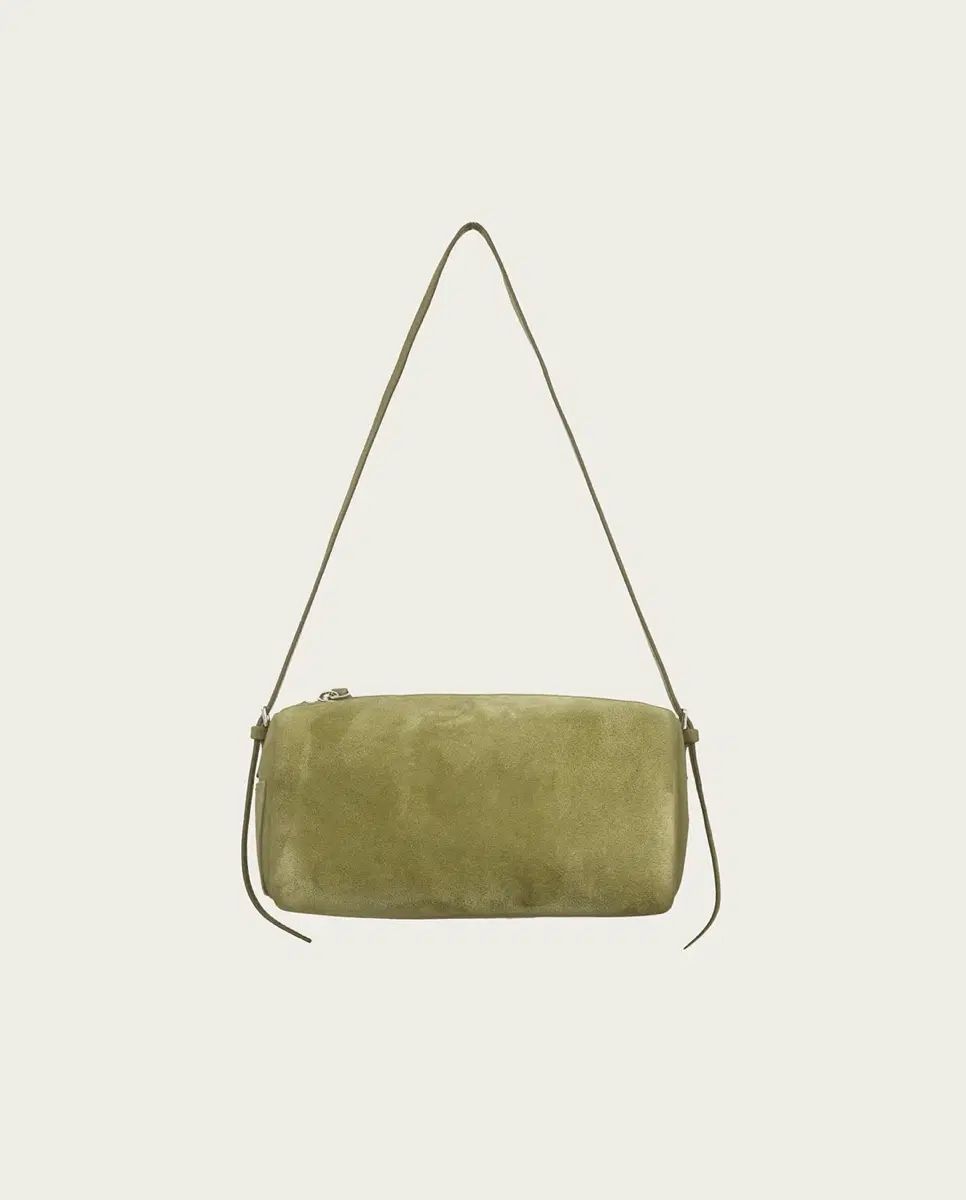 リボン빛 エルバッグ オリーブ スウェード 新品