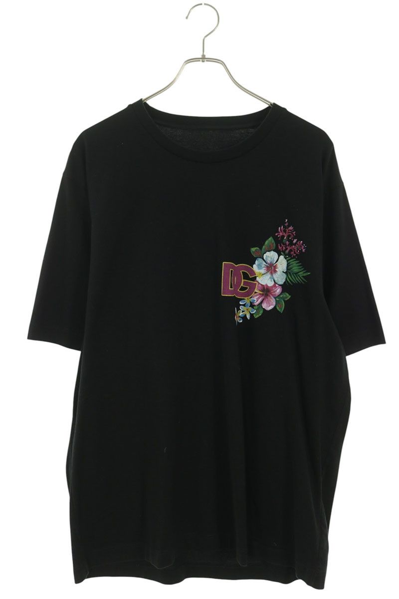 ドルチェアンドガッバーナ G8PJ0Z/G7HBV フラワープリントTシャツ メンズ