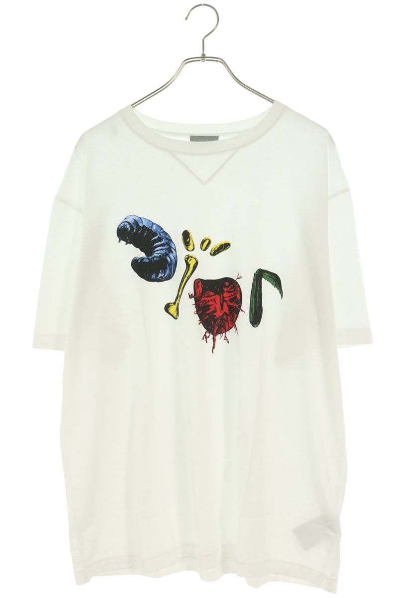 ディオール 213J685C0677 カクタスジャックロゴプリントTシャツ メンズ L
