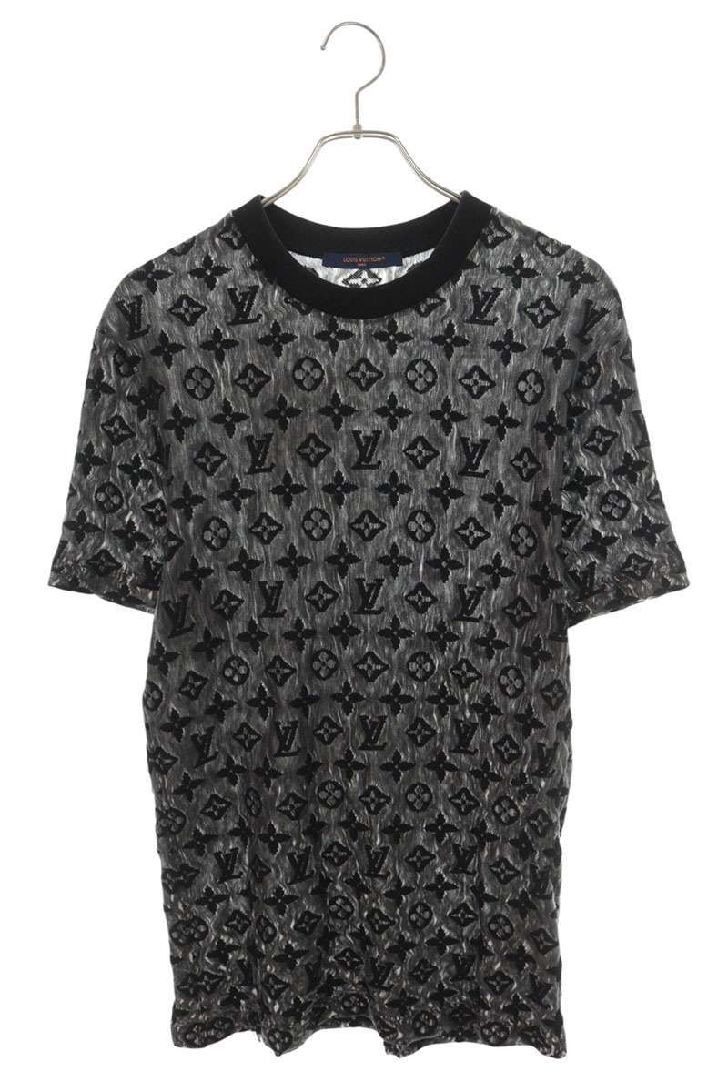 ルイヴィトン RM222 NK9 HNY72W モノグラムシースルーTシャツ メンズ M