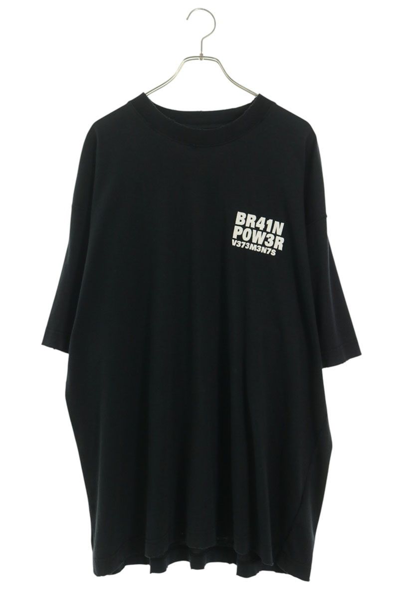 ヴェトモン UE63TR380B BRAIN POWER刺繍Tシャツ メンズ S 14,236円