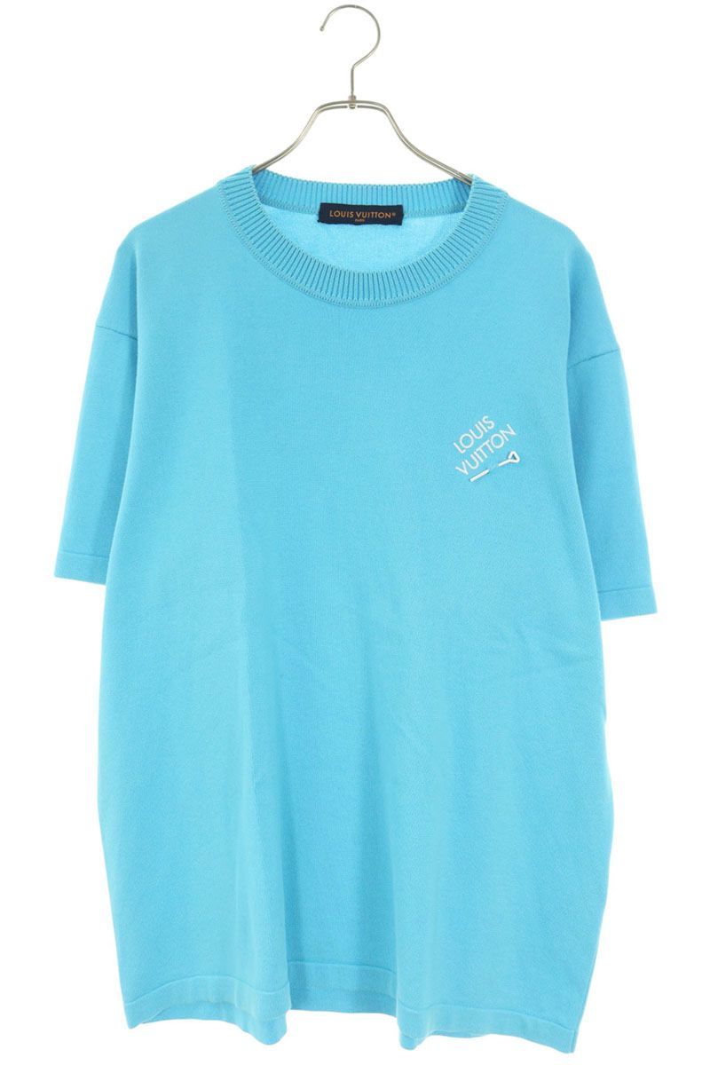 ルイヴィトン 23AW RM232Q OY8 HNN42W エンブロイダリーロゴニットTシャツ メンズ XL