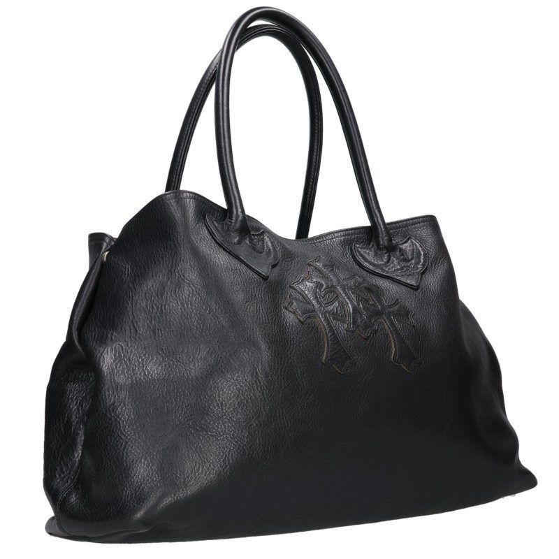 クロムハーツ TOTE W/SNP 3CEME/3セメタリートート レザートートバッグ メンズ