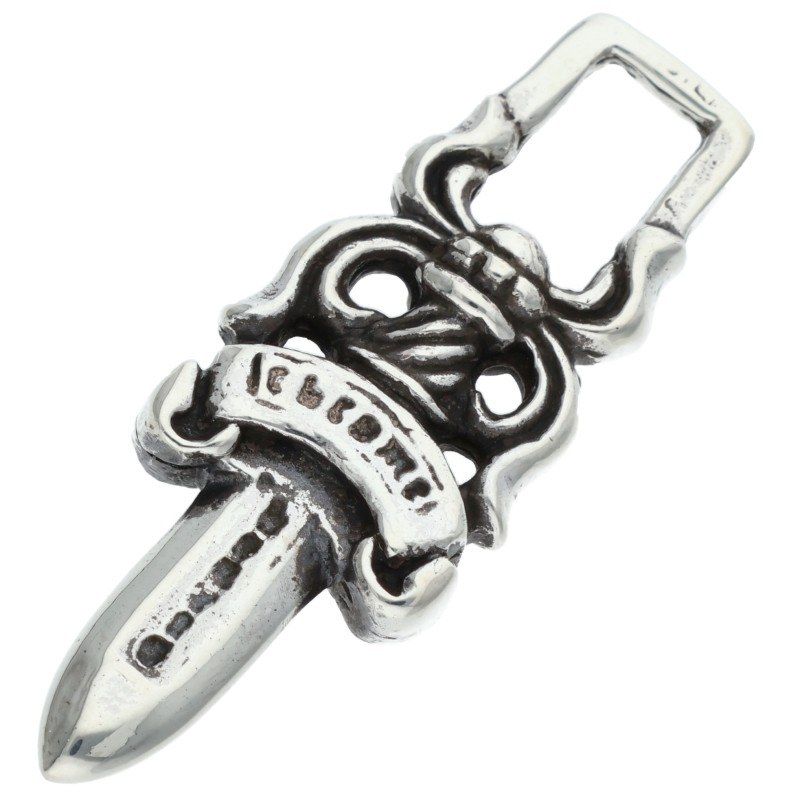 クロムハーツ #5DAGGER ZIP1/#5ダガーチャーム シルバーネックレストップ メンズ