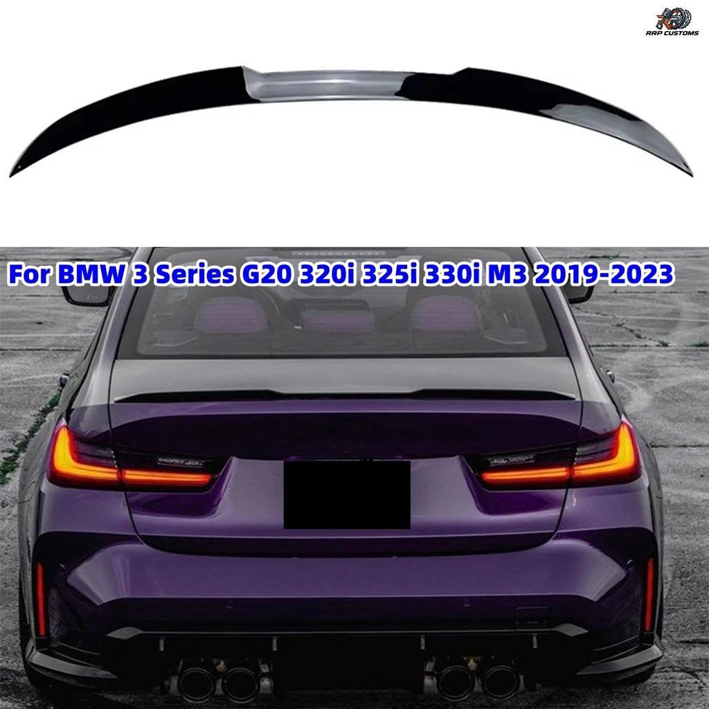 BMW 3 SERIES G20 320I 325I 330I M3 2019-2023 REAR WING TAIL FIXED WINGS SPOILER CAR TRUNK ROOF LID SPOILER