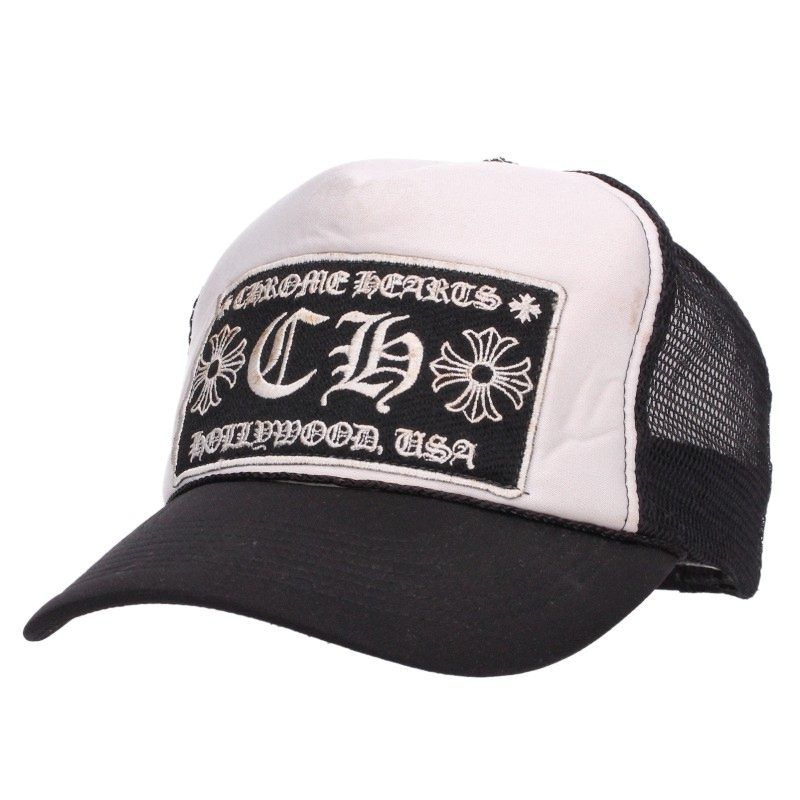 クロムハーツ TRUCKER CAP/トラッカーキャップ CHパッチクロスボール付オールドメッシュキャップ帽子 メンズ ONE SIZE 31,883円