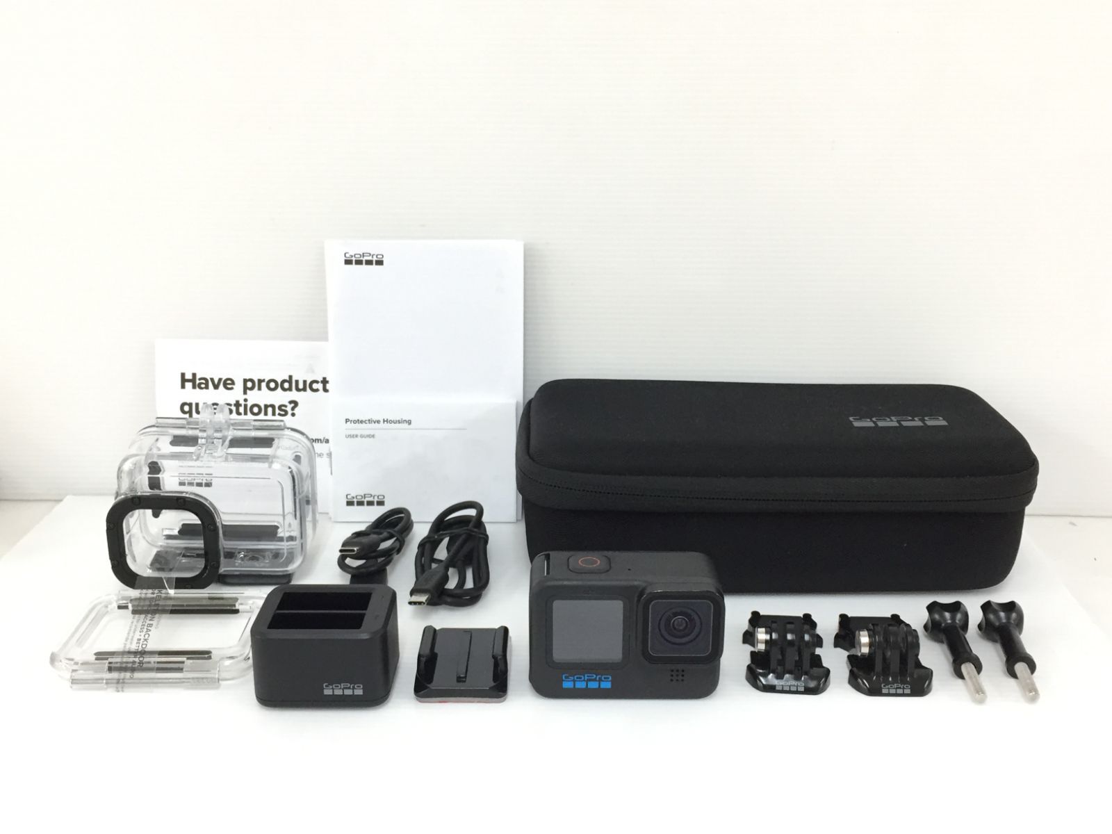 GoPro ゴープロ HERO10 Black アクションカメラ 保護ハウジング付属 動作品