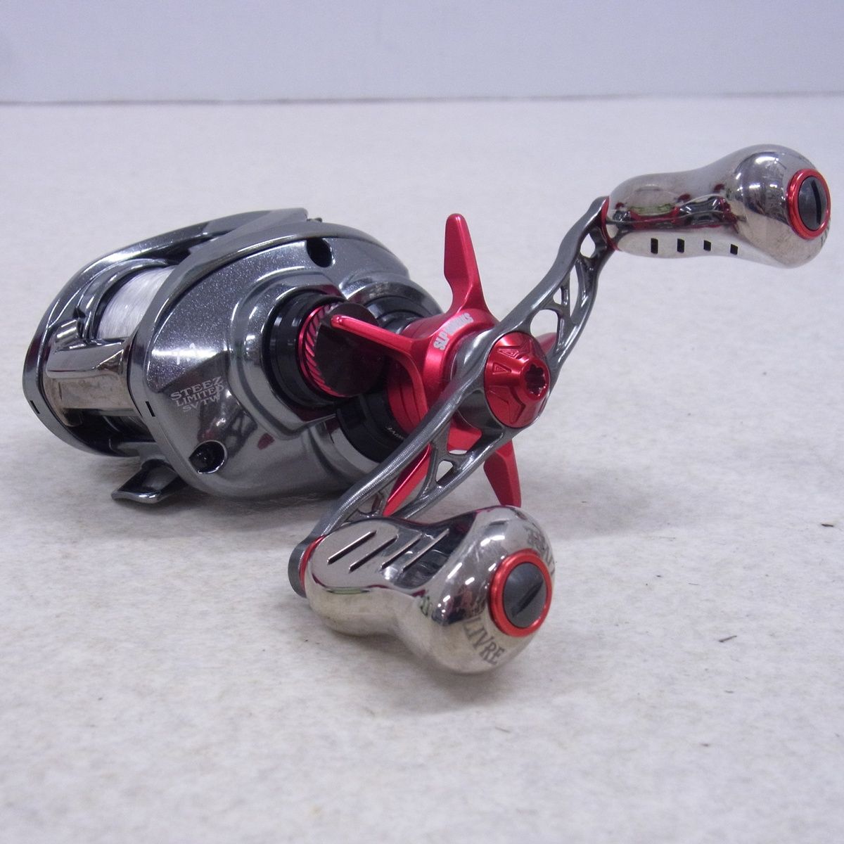 DAIWA ダイワ STEEZ スティーズ LIMITED リミテッド SV TW ベイトリール / SLP WORKS カスタムハンドル