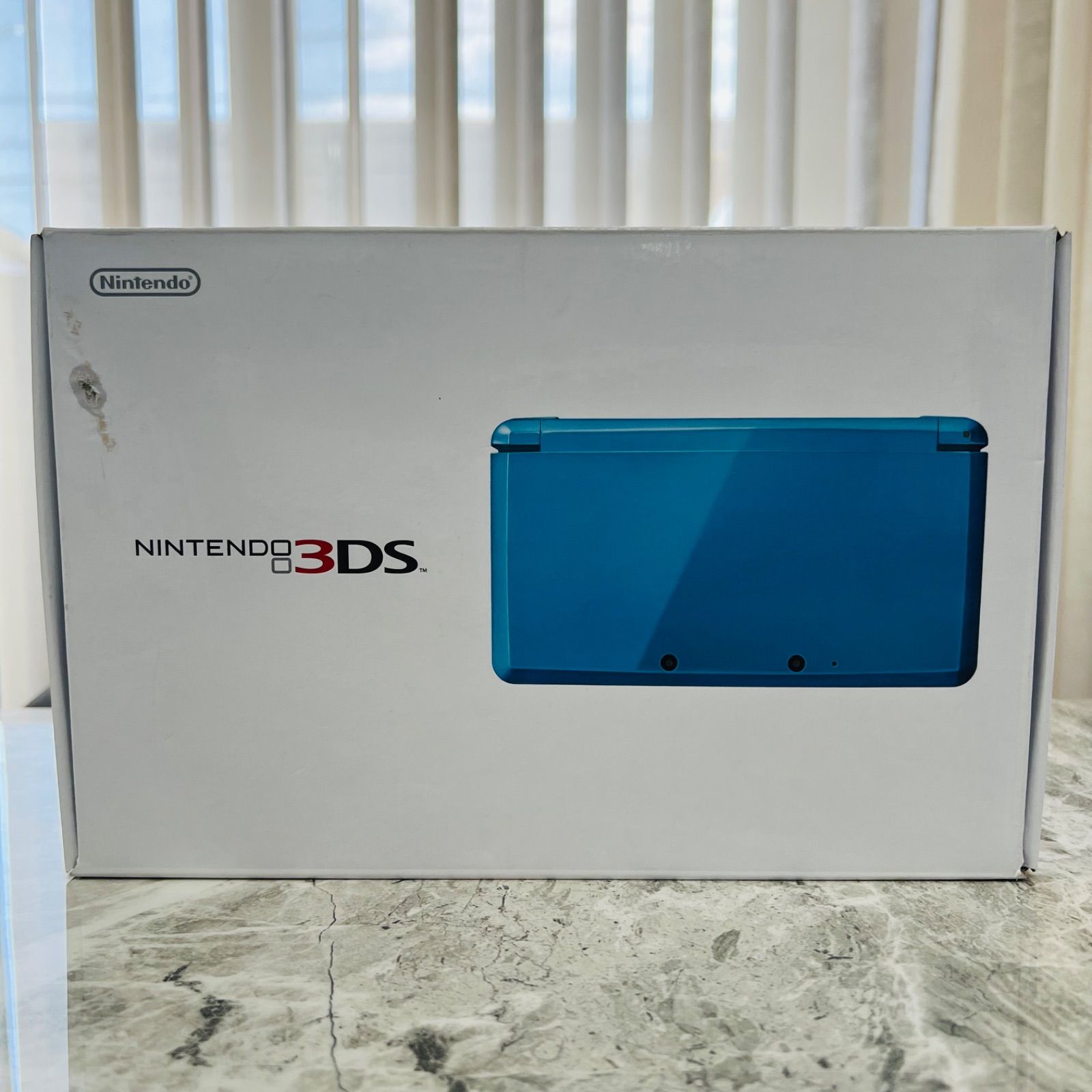 【完動品】NINTENDO 3DS ライトブルー 箱付き