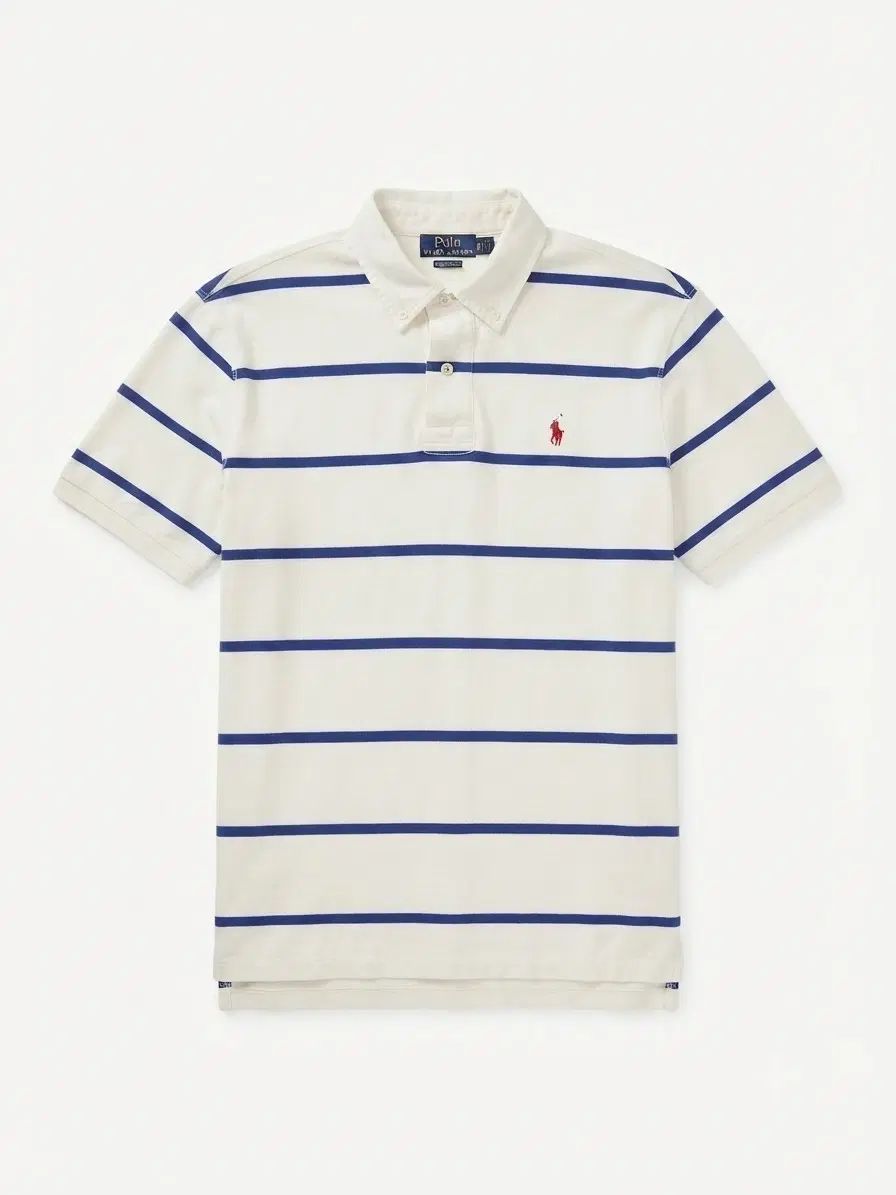 POLO RALPH LAUREN ポロラルフローレン ブルー ストライプ カラーTシャツ XL 8,488円