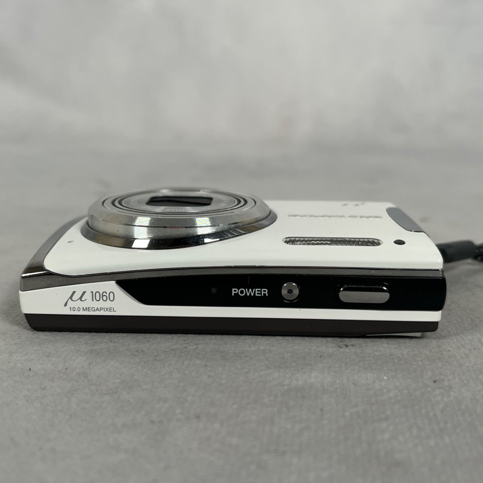 管2607-298】OLYMPUS オリンパス μ1060 ホワイト コンパクトデジタル