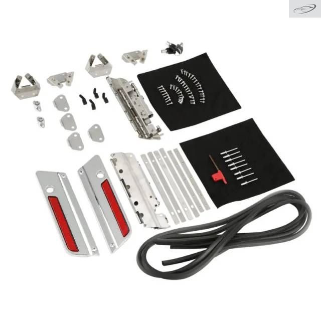 Motorcycle Saddlebags Hinge Latch Lids Lock Hardware Harley Touring Road King Street Glide Electra Glide 1993-2013
