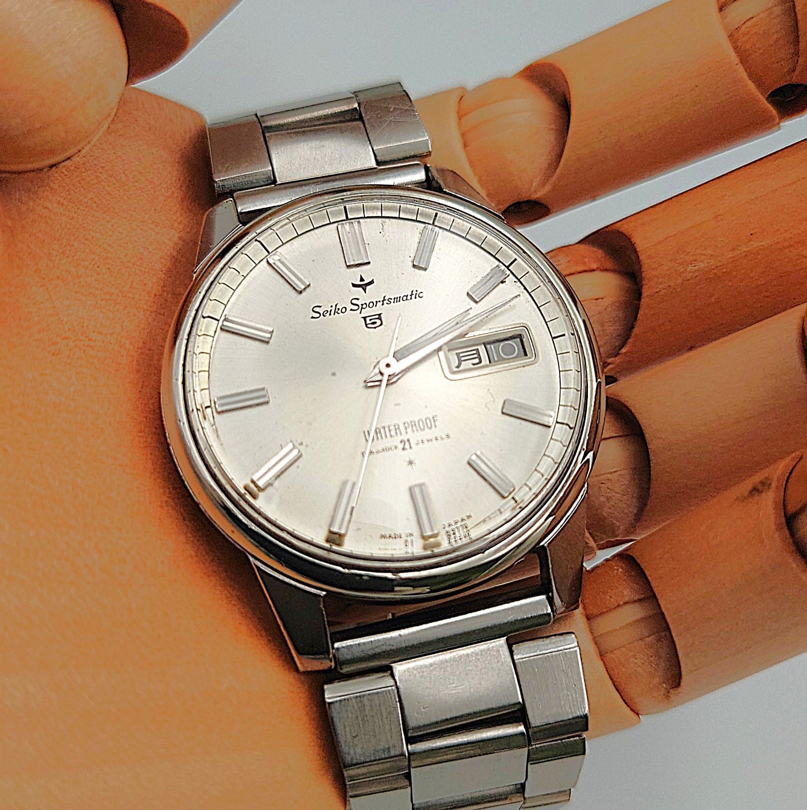 稼働品】SEIKO セイコー 1964年製自動巻 初代スポーツマチックファイブ 