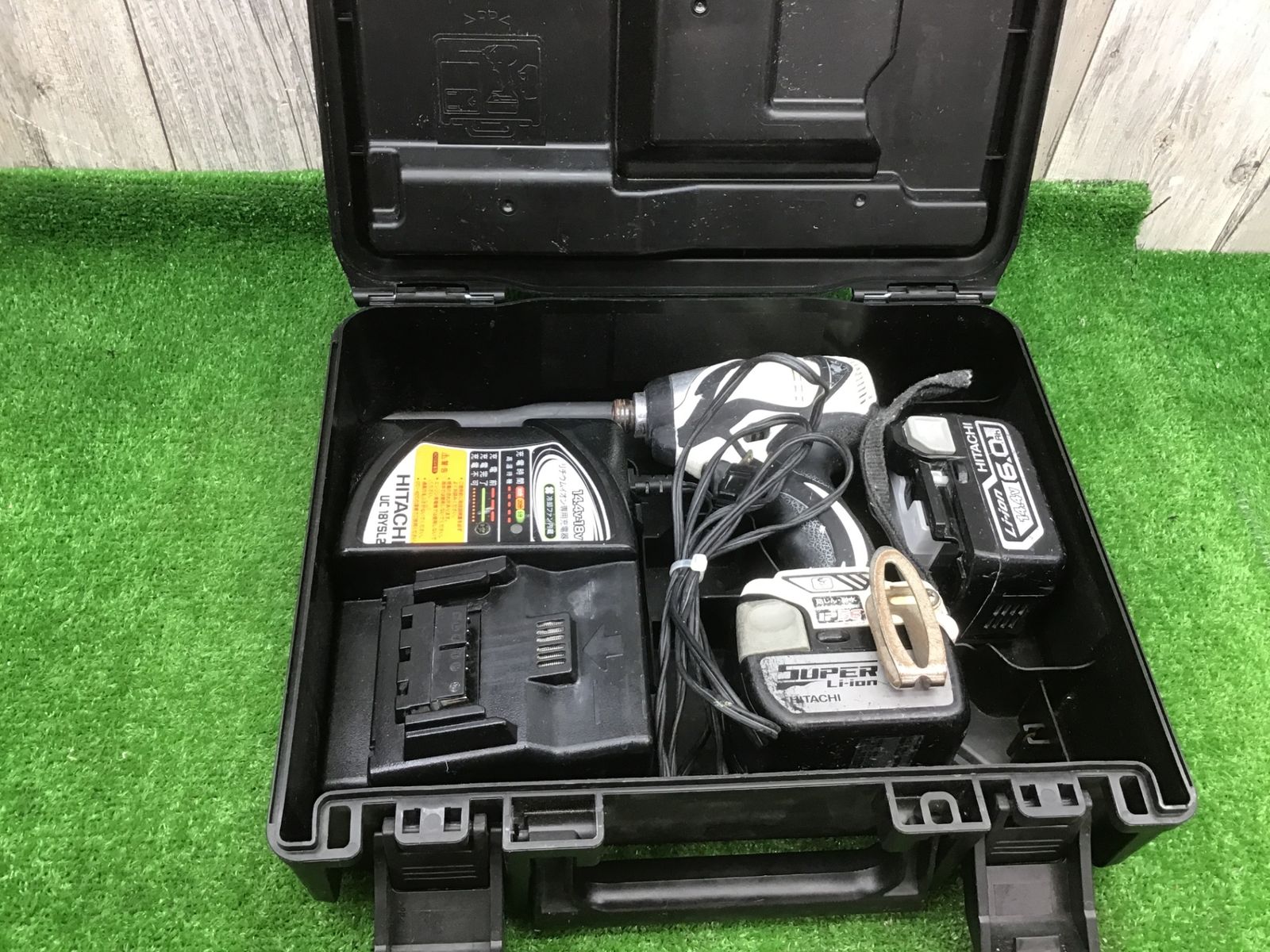 【中古動作品】ハイコーキ(HIKOKI ※旧:日立工機) コードレスインパクトドライバー WH14DBAL2(2LSCK)(W)◆アクトツール富山店◆A