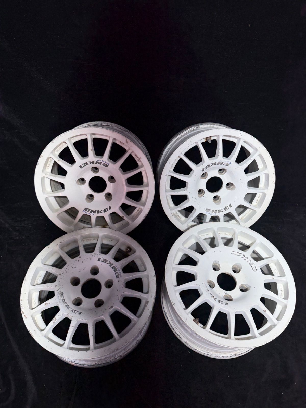 ENKEI 15インチ中古4本セット　7J PCD114.3 ハプ74 +38 5穴　日本製　T-324 32,500円