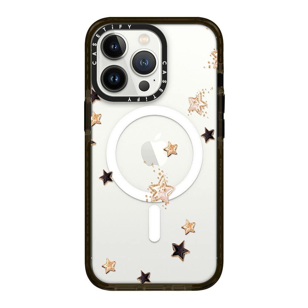 CASETiFY MagSafe 対応 インパクトケース iPhone 13 Pro - New Year Winter Christmas Xmas Valentine Glam Fashion Girl - クリア ブラック 6,340円