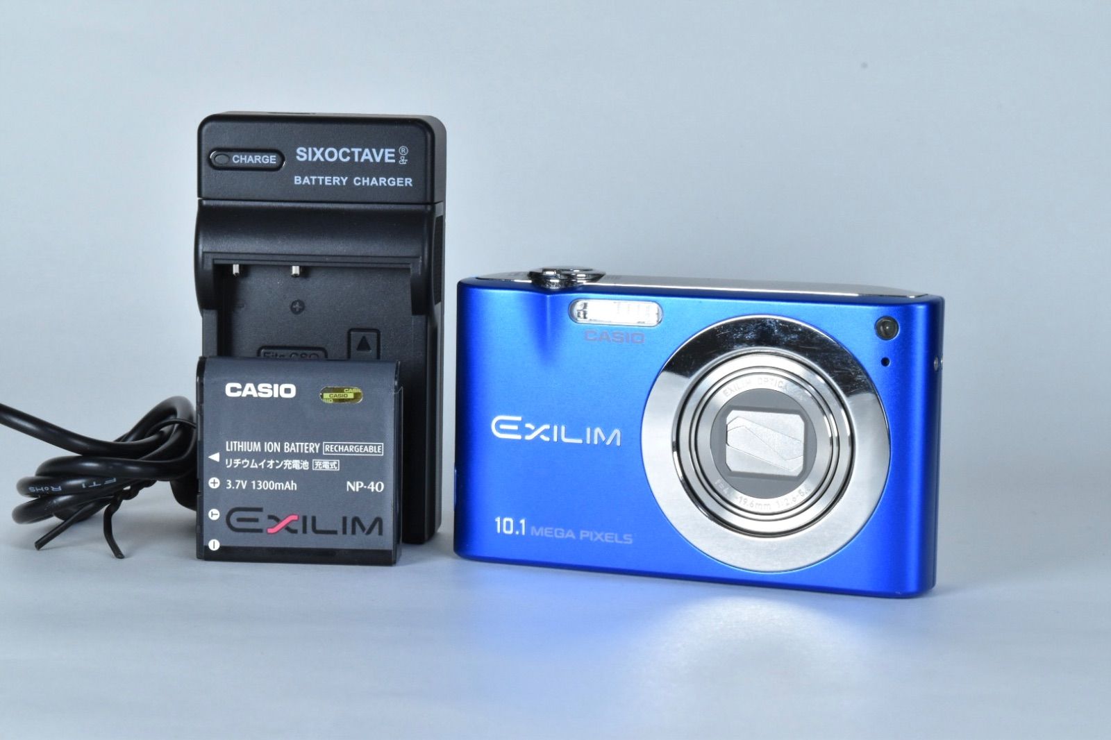 美品CASIO EXILIM EX-Z100 デジタルカメラ『付属品多数』ブルー CASIO EXILIM EX-Z100 デジタルカメラ ブルー - メルカリ