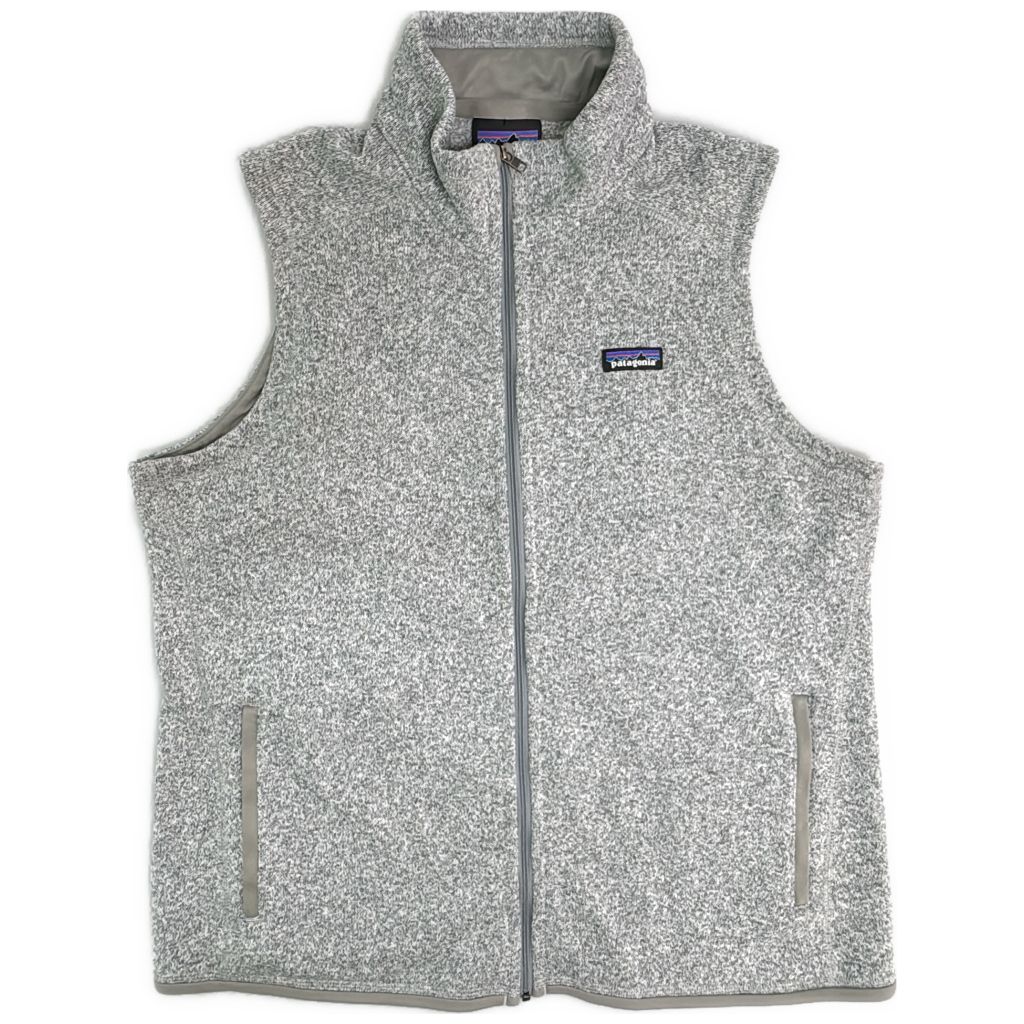 patagonia パタゴニア ベターセーター フリースベスト 大きいサイズ アウトドア グレー(メンズ XXL)中古 古着 Y7707