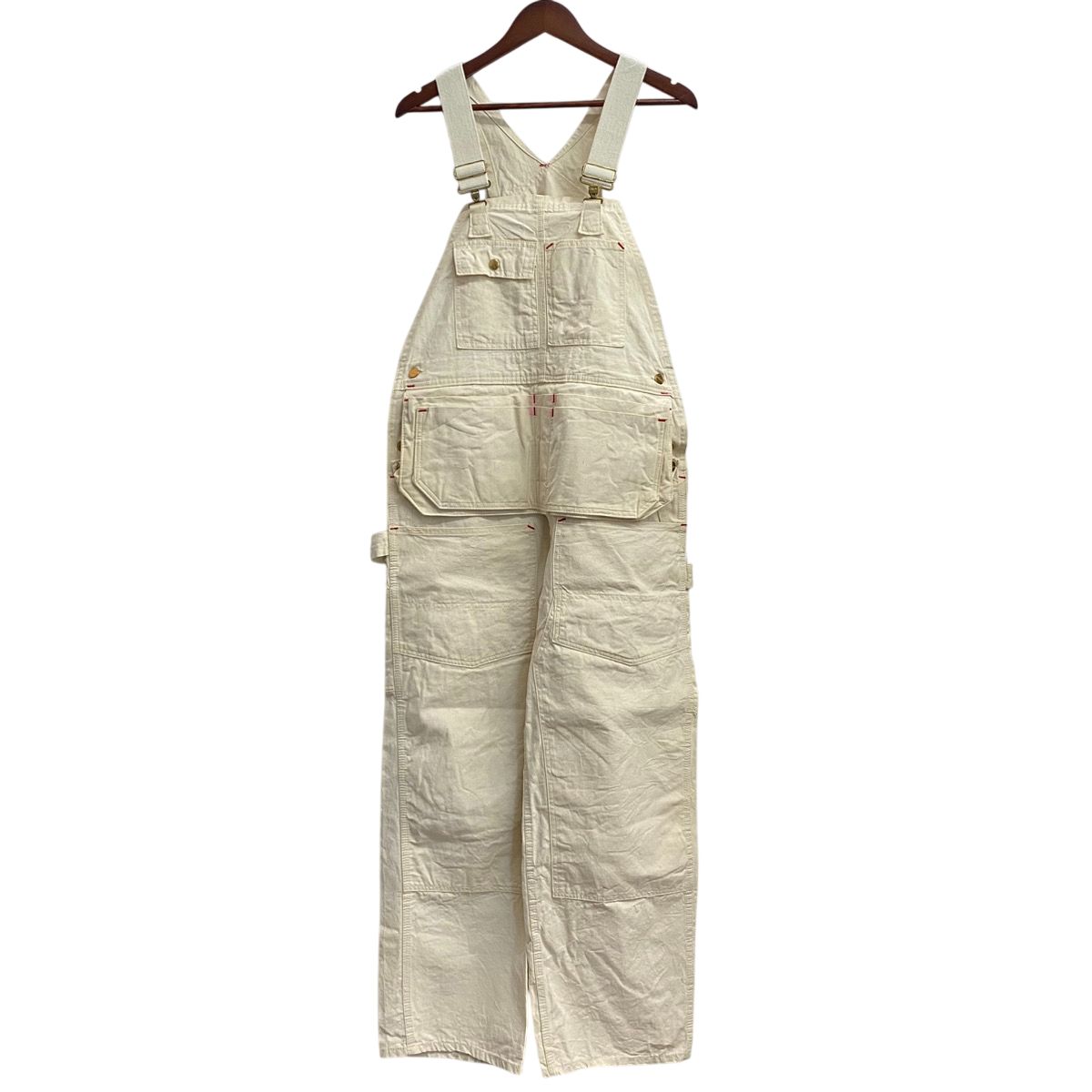 カーハート Carhartt 70's USA製 生成り プリントタグ エプロン ダブルニー つなぎ・オーバーオール ホワイト 201MB-1622 VB 28,600円