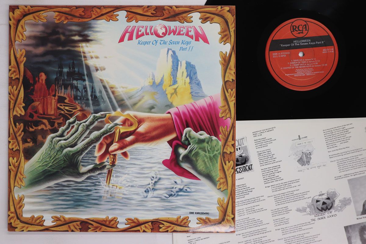 LP Helloween Keeper Of The Seven Keys Part II 85291R RCA /00260