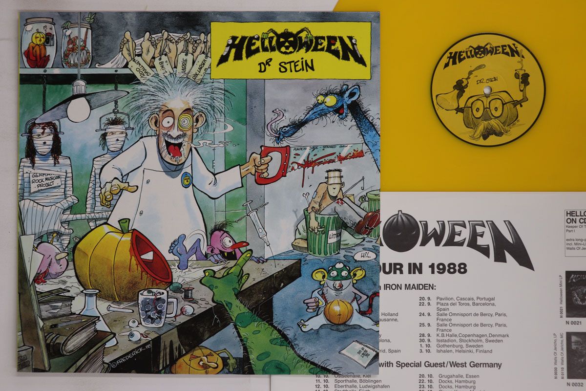 12” Helloween Dr. Stein (Yellow Vinyl) N01165 Noise International /00260
