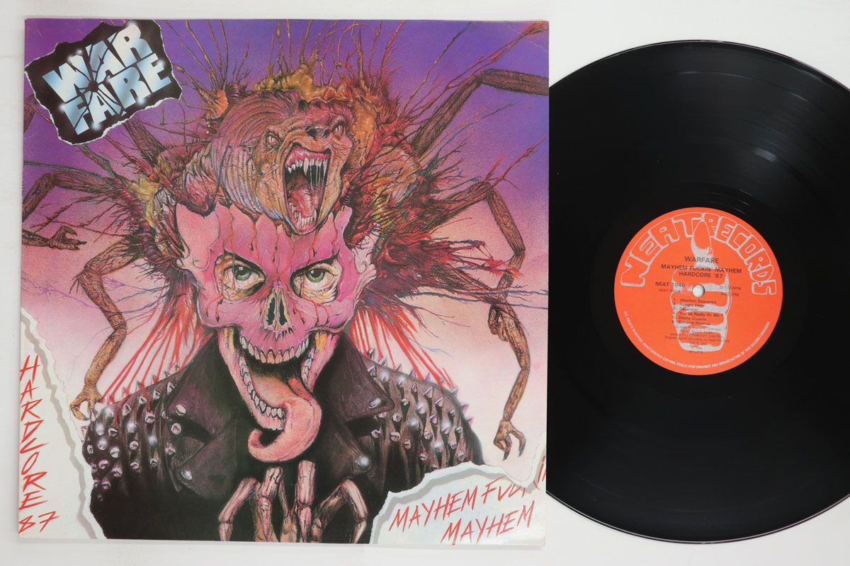 レコード LP Warfare Mayhem Fuckin Mayhem (Hardcore 87) NEAT1040