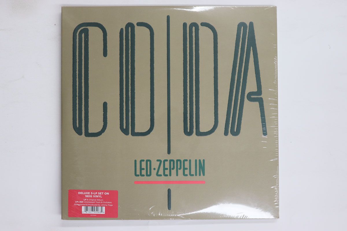 2discs LP Led Zeppelin Coda (180g) 8122795583 SWAN SONG 未開封 /00660