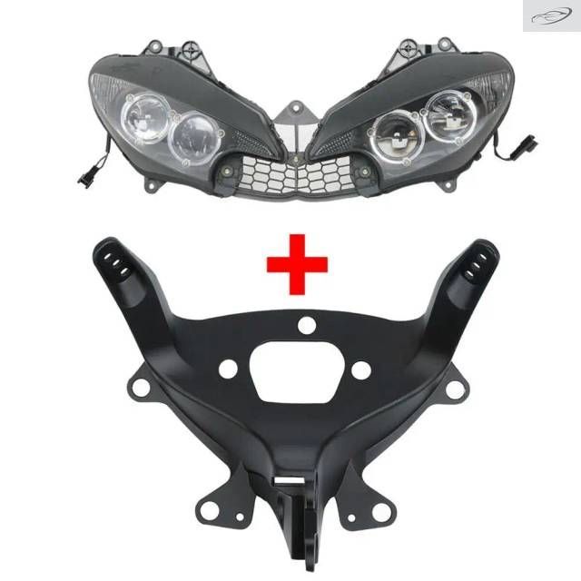 Motorcycle Front Headlight Head Lamp Upper Fairing Stay Bracket Yamaha 2003-2005 S 2006-2009