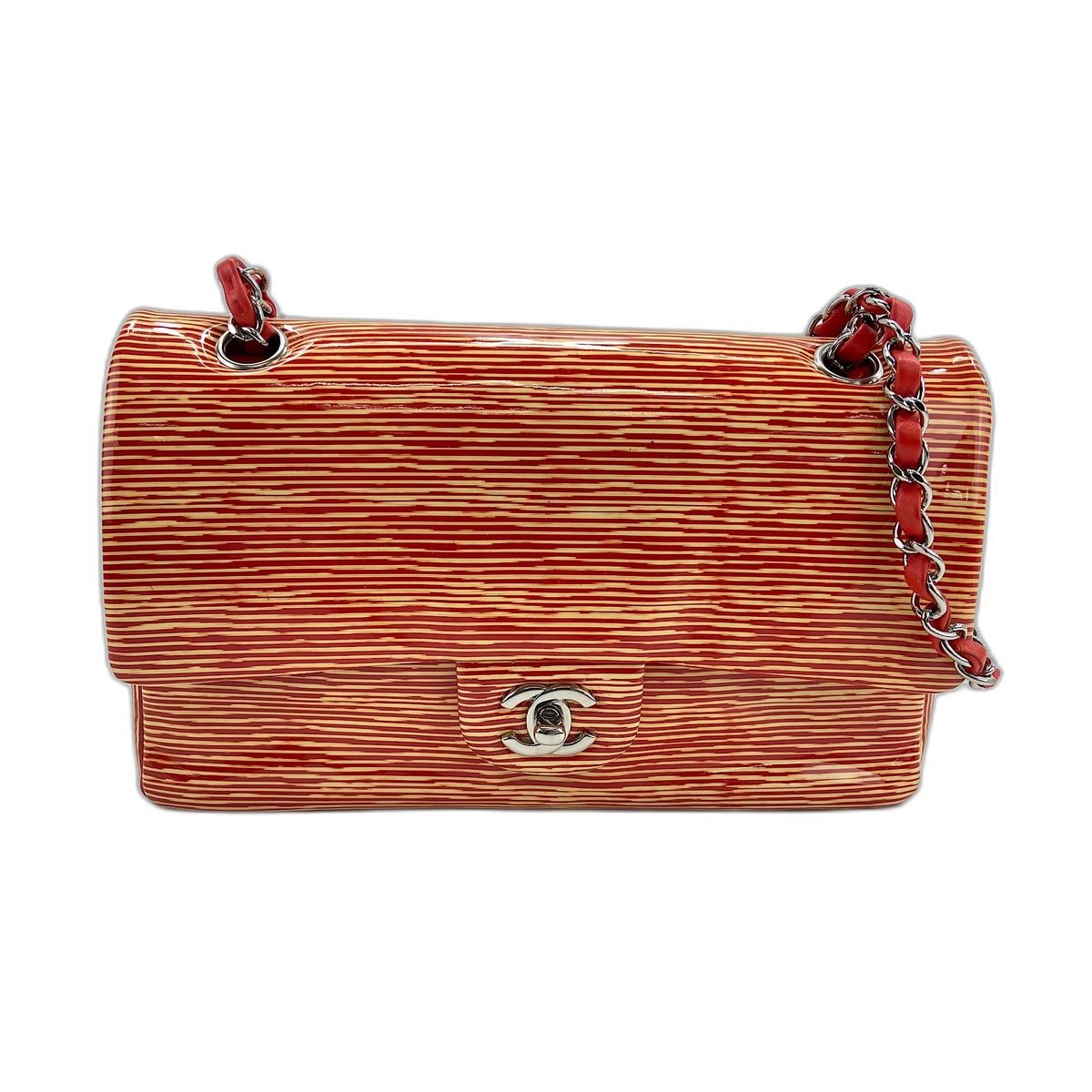 CHANEL シャネル ショルダーバッグ ストライプ【中古】