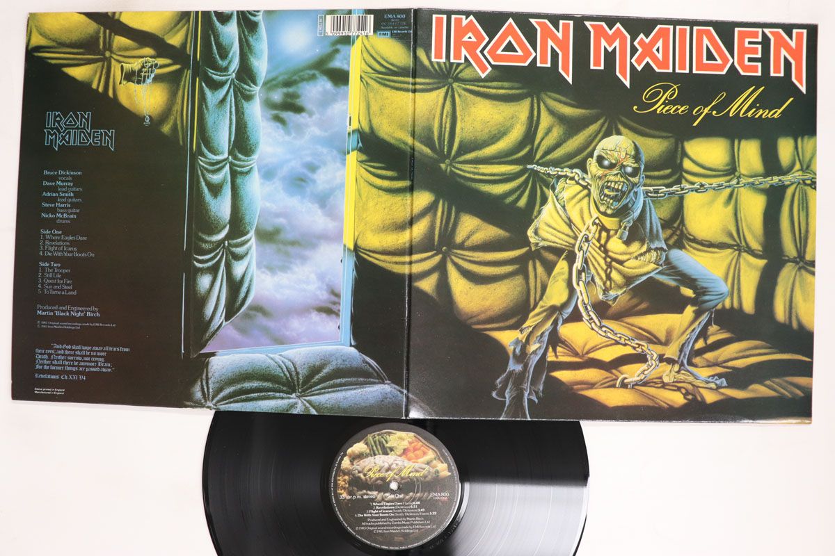 LP Iron Maiden Piece Of Mind EMA800 EMI /00400