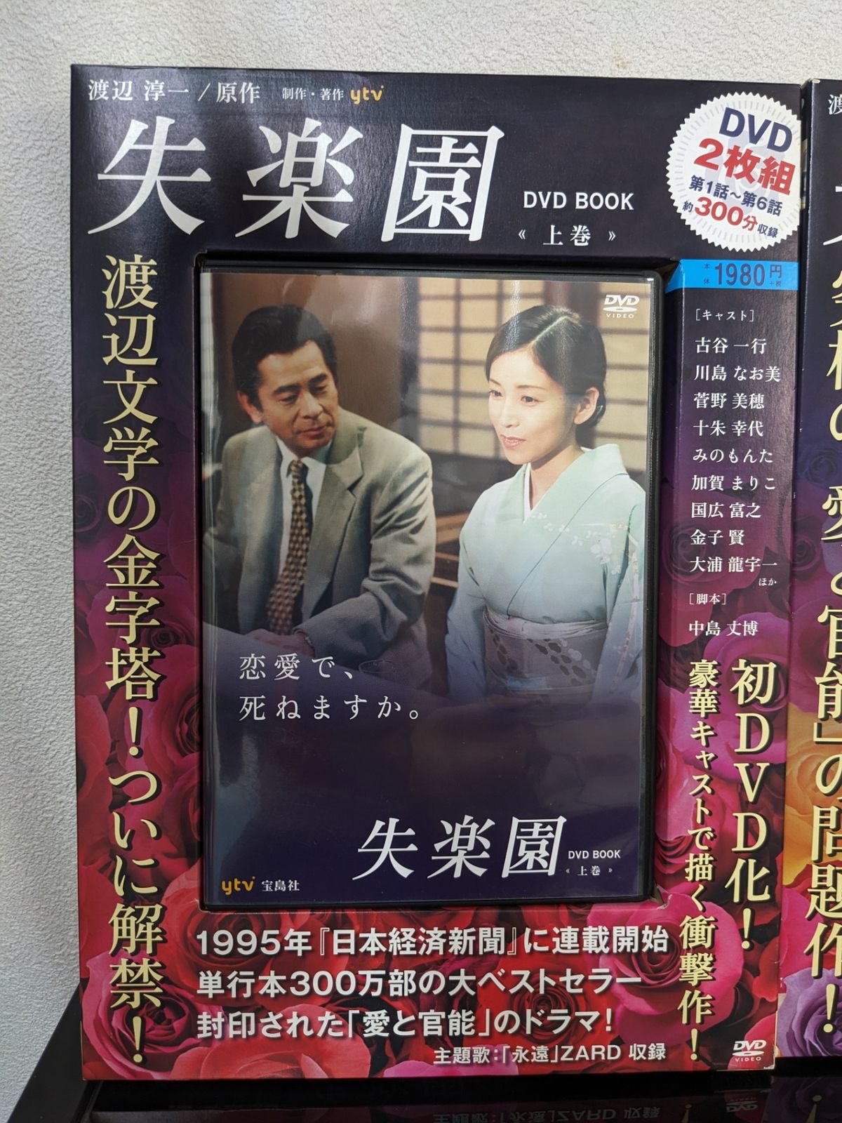 失楽園◇DVD BOOK 上下巻 まとめ 渡辺淳一 古谷一行/川島なお美 - メルカリ