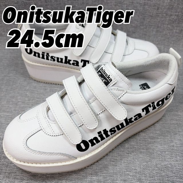 A0677 良品 【 オニツカタイガー 】 デレゲーションチャンクW 24.5cm ホワイト 6,930円
