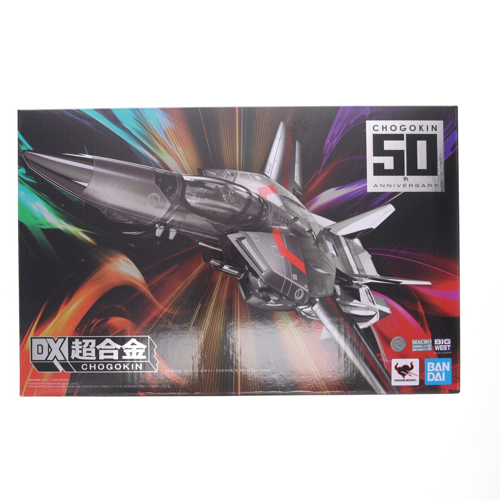 TAMASHII NATIONS STORE限定 DX超合金 VF-1J バルキリー CHOGOKIN 50th Exclusive 超時空要塞マクロス 完成トイ バンダイスピリッツ