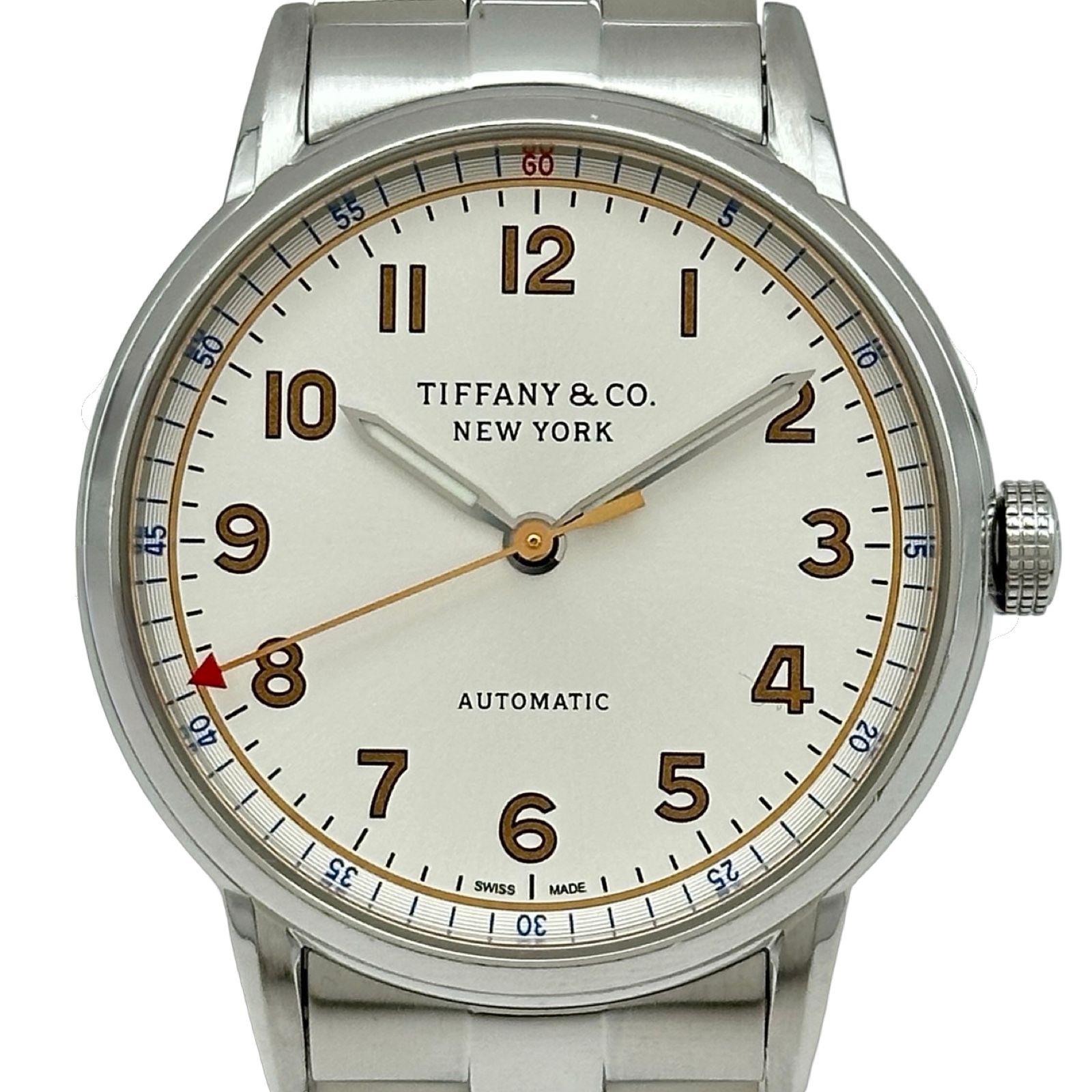 ティファニー TIFFANY＆CO CT60 34668329 シルバー ステンレススチール 自動巻き ボーイズ 腕時計 173,500円