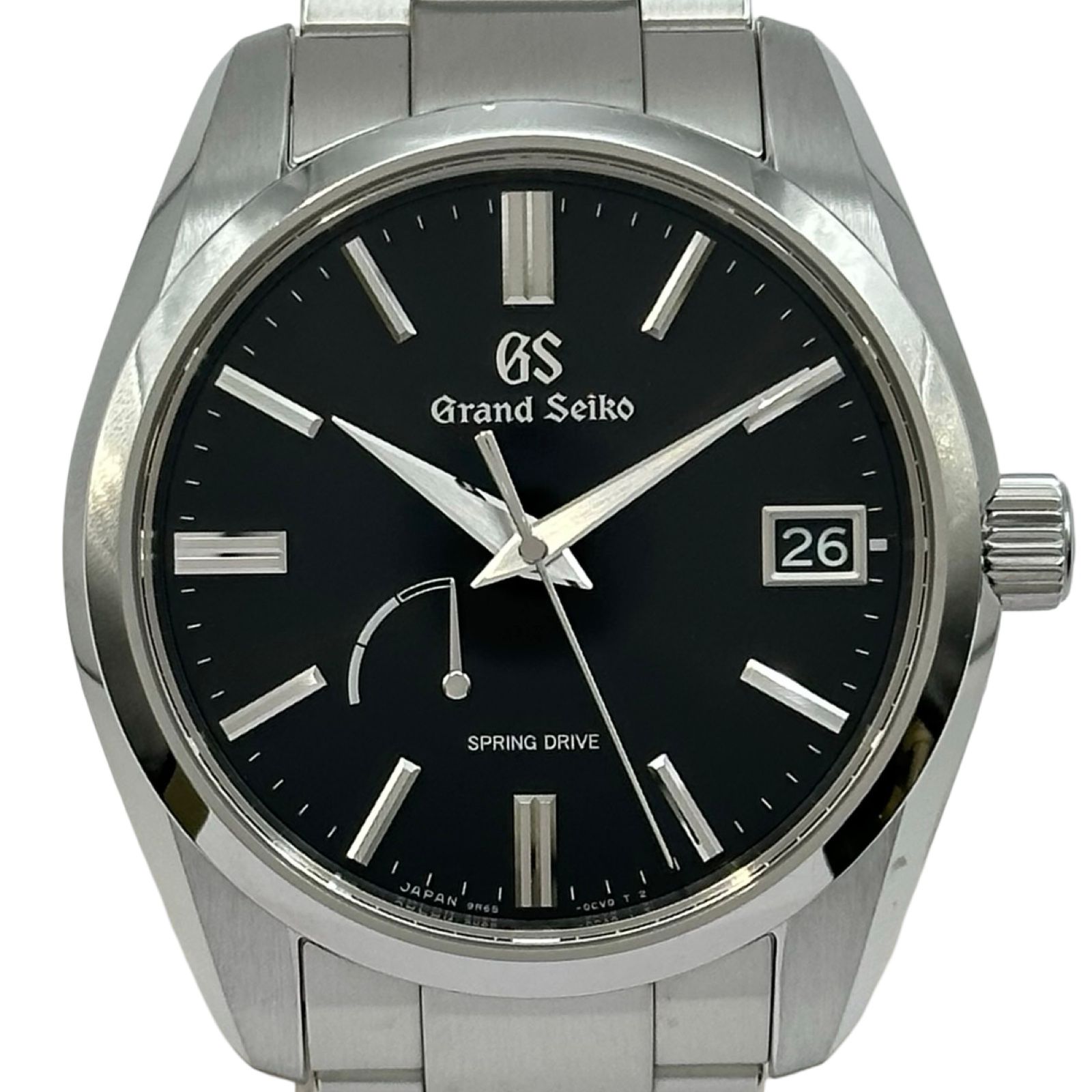 グランドセイコー Grand Seiko ヘリテージコレクション スプリングドライブ SBGA467(9R65-0DY0) ブラック ステンレススチール 自動巻き メンズ 腕時計