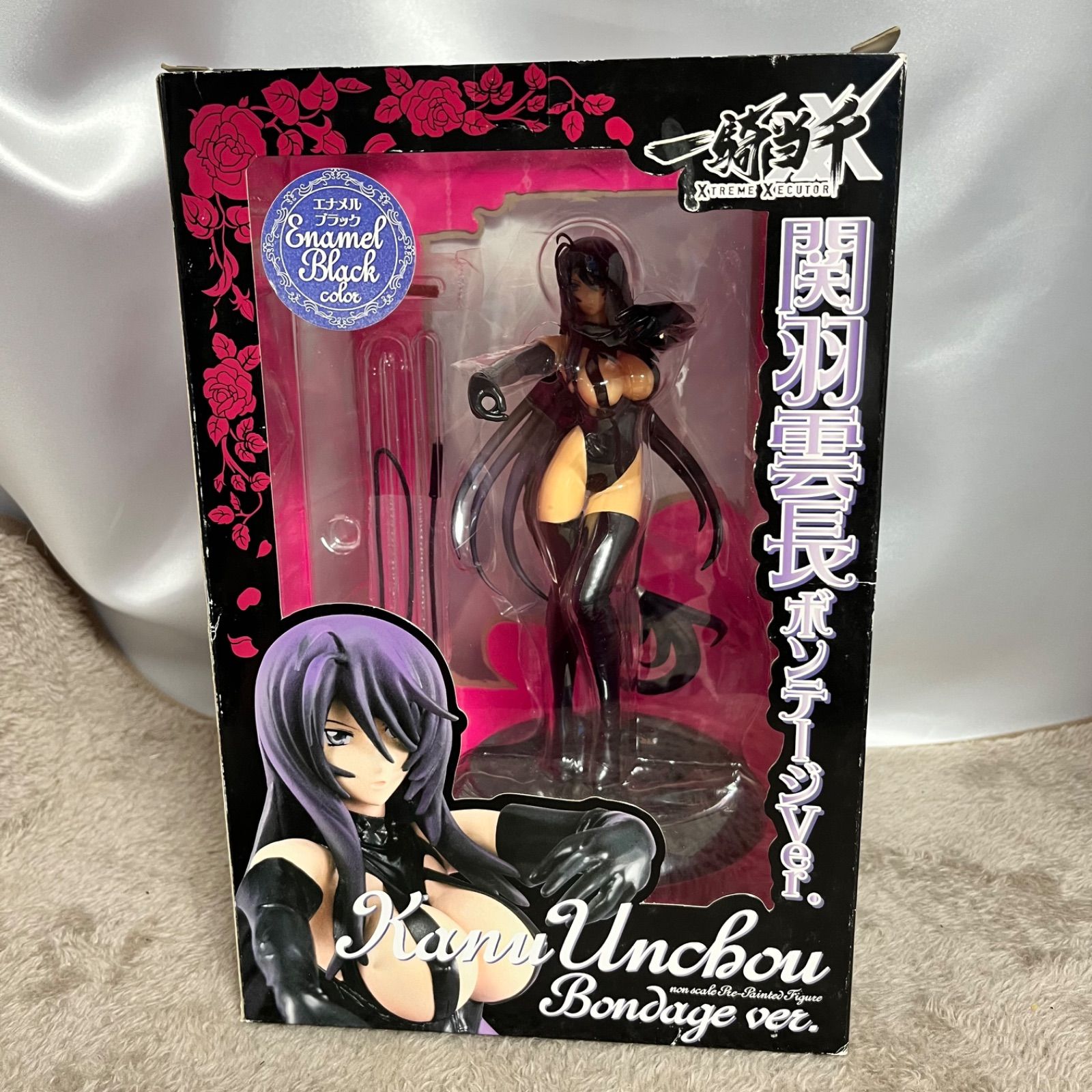 キャラアニ 関羽雲長 一騎当千 ボンテージver エナメルブラック PVC