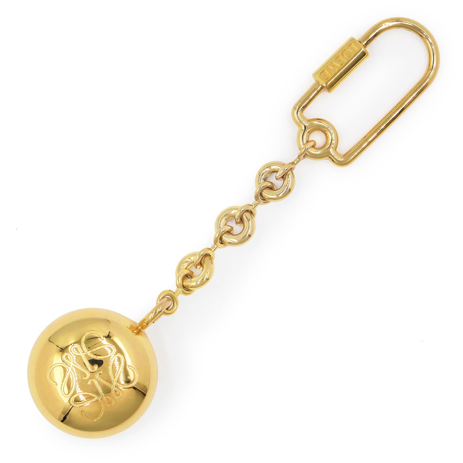 ロエベ ペブル ドーナツチェーン ゴールド キーリング キーホルダー LOEWE（美品） 21,720円