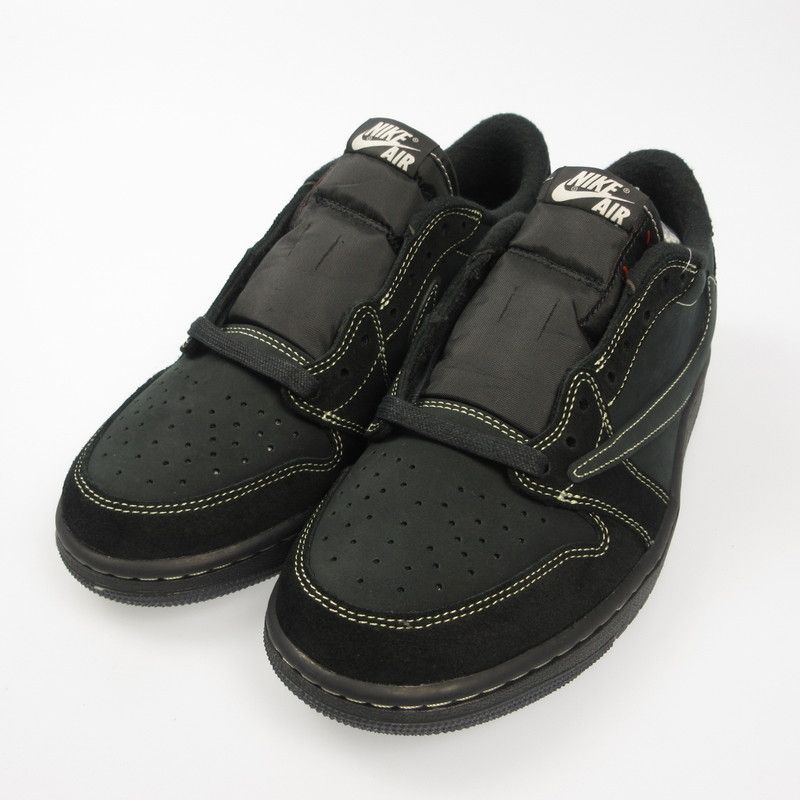 【姫路東店】 中古 NIKE | ナイキ スニーカー AIR JORDAN 1 LOW OG SP BLACK PHANTOM DM7866-001 ×Travis Scott　2022A/W ブラック 27cm 【126】