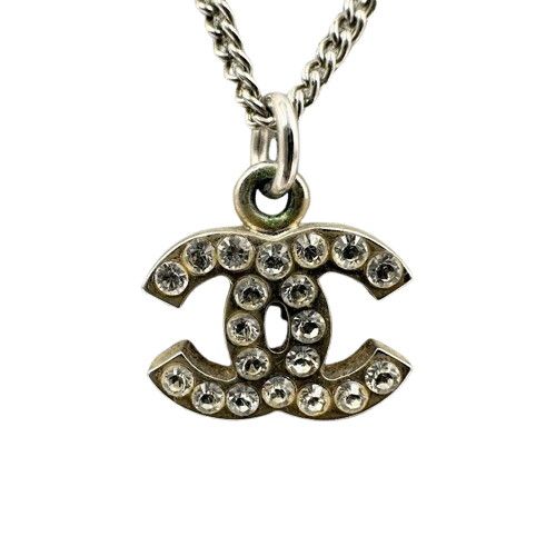 CHANEL シャネル ラインストーン ネックレス 05V